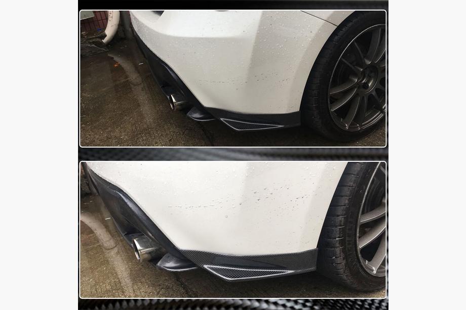 Subaru BRZ 2012-2021 Heckstoßstangen Abdeckung V1 (Carbon) Foto 4