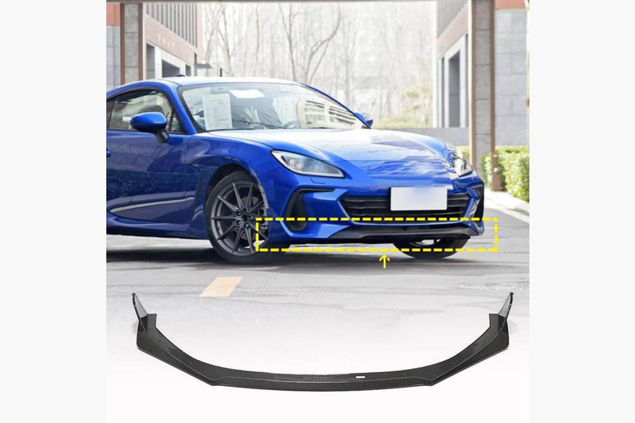 Subaru BRZ 2021- Frontlippe V1 für Frontstoßstange (2021-2023, Carbon) Foto 1
