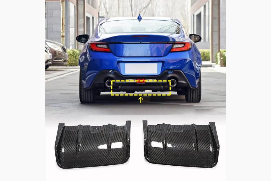 Subaru BRZ 2021- Heckdiffusor V1 (2021-2023, Carbon) Image