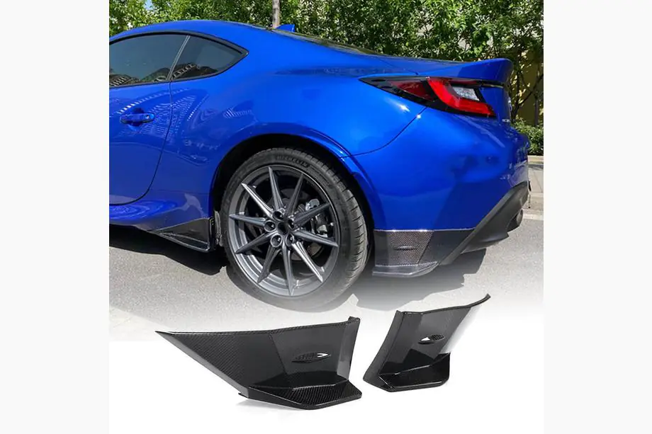 Subaru BRZ 2021- Heckstoßstangen Abdeckungen V2 (Carbon) Image