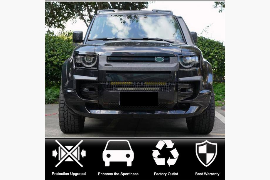 Land Rover Defender 2019- Kühlergrill Abdeckung (Carbon) Foto 2