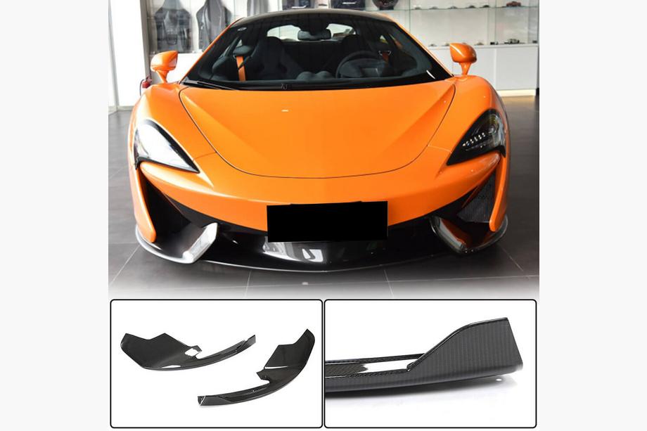 McLaren 540C/570S 2015-2020 Frontstoßstangen Flaps (Carbon) Image