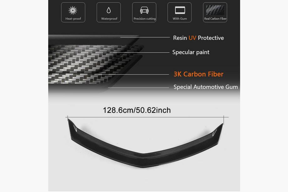 Cadillac ATS 2012-2019 Spoiler V2 (Carbon) Foto 6