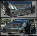 Cadillac CTS 2007-2014 Carbon Frontstoßstangen Abdeckungen (für CTS V Coupe) Foto 2