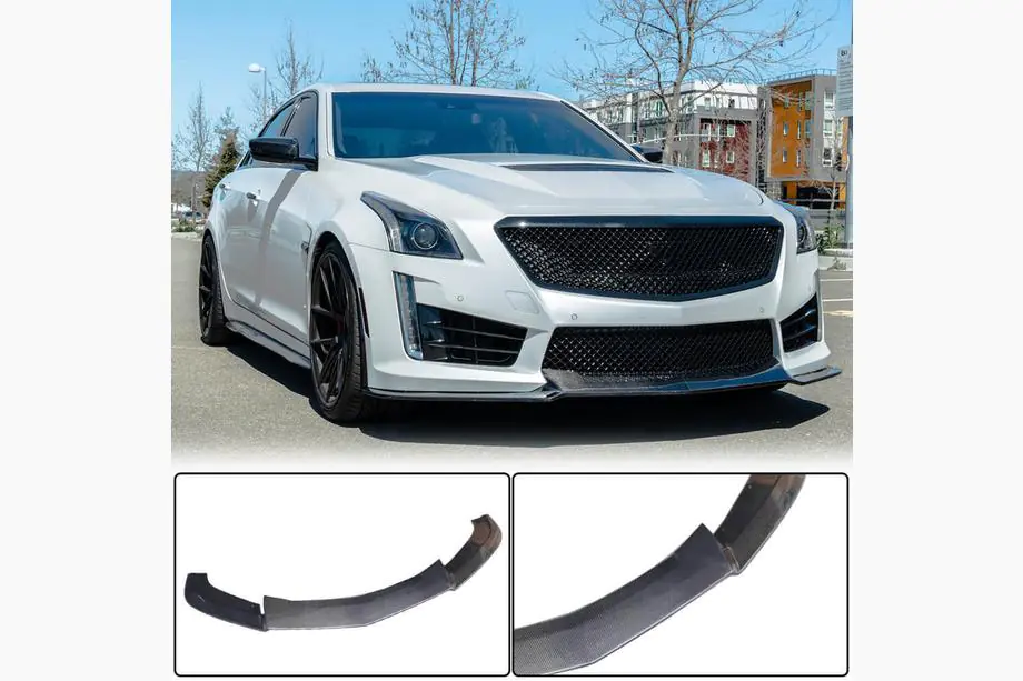 Cadillac CTS 2013-2019 Frontlippe V2 für CTS V Sedan 2016-2019 Carbon Image