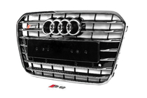 Audi A6 C7 2011-2017 Frontgrill schwarz mit Chromrahmen S-Style (2011-2014) Foto 2