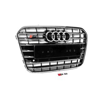 Frontgrill schwarz mit Chromrahmen S-Style (2011-2014) Foto 3