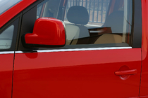 Volkswagen Caddy 2004-2010 Fensterleisten unten Edelstahl Vorne, Carmos - Türkischer Stahl Foto 2