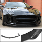 Jaguar F-Type 2013-2024 Frontstoßstange Lippe Aufsatz (2013-2016, Carbon) Foto 1