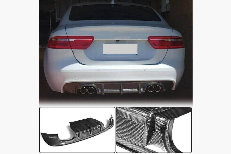 Jaguar XE 2016- Heckdiffusor V1 (2015-2019, Carbon) Foto 1