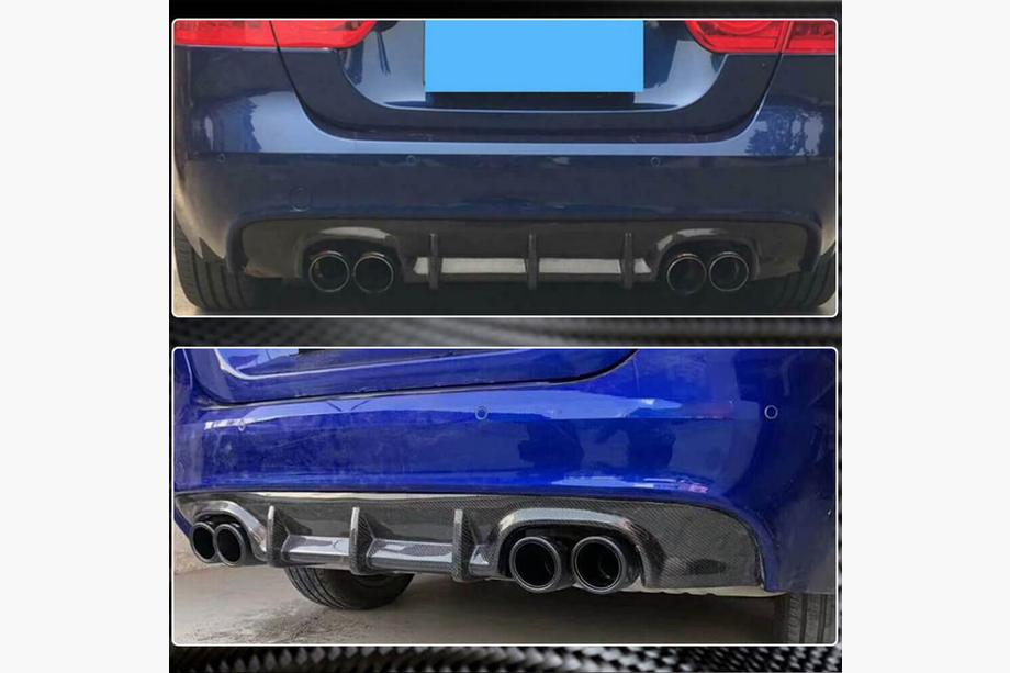 Jaguar XE 2016- Heckdiffusor V1 (2015-2019, Carbon) Foto 3