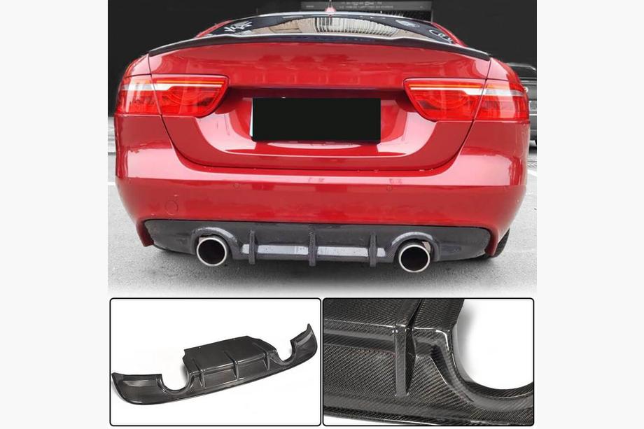 Jaguar XE 2016- Heckdiffusor V2 (2015-2019, Carbon) Image