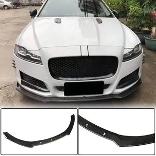 Frontstoßstange Lippe Aufsatz (2016-2020, Carbon) Jaguar XF 2016- Foto 1