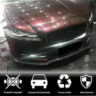 Frontstoßstange Lippe Aufsatz (2016-2020, Carbon) Jaguar XF 2016- Foto 2