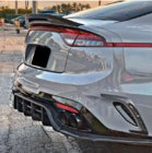 Kia Stinger 2017-2023 Heckstoßstangenabdeckung (2017-2020, Carbon) Foto 3