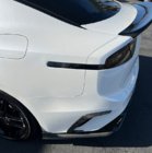 Kia Stinger 2017-2023 Heckstoßstangenabdeckung (2017-2020, Carbon) Foto 4