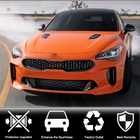 Kia Stinger 2017-2023 Kühlergrill Umrandung (Carbon) Foto 2