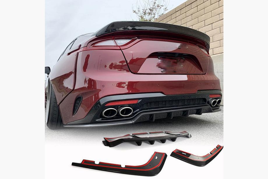 Kia Stinger 2017-2023 Heckdiffusor (Carbon) Image