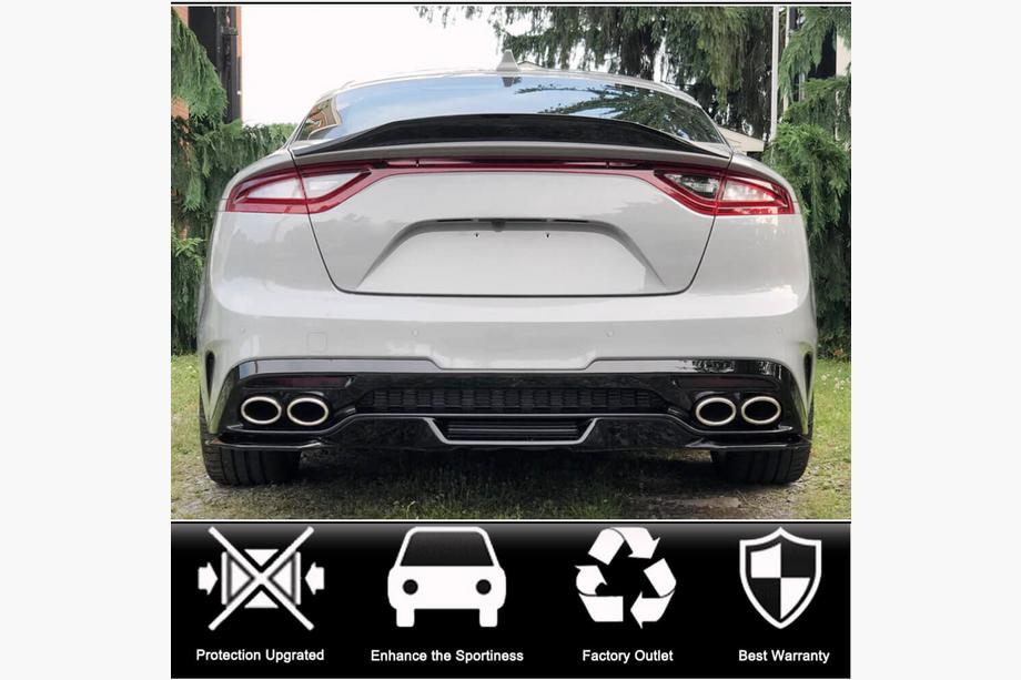 Kia Stinger 2017-2023 Spoiler V2 (Carbon) Foto 2