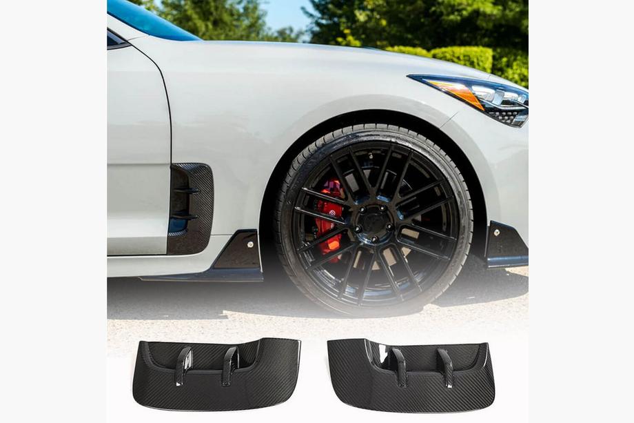 Kia Stinger 2017-2023 Kotflügelverkleidungen vorne (Carbon) Image