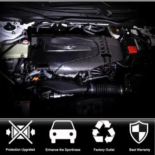 Motorabdeckung (Carbon) Honda Civic Sedan X 2016-2021 Foto 2