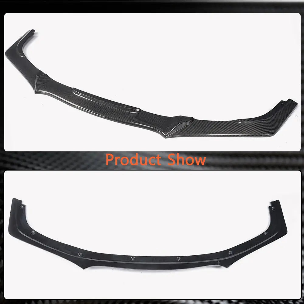 Honda Civic Sedan X 2016-2021 Frontlippe Stoßstange Aufsatz (Carbon) Foto 6