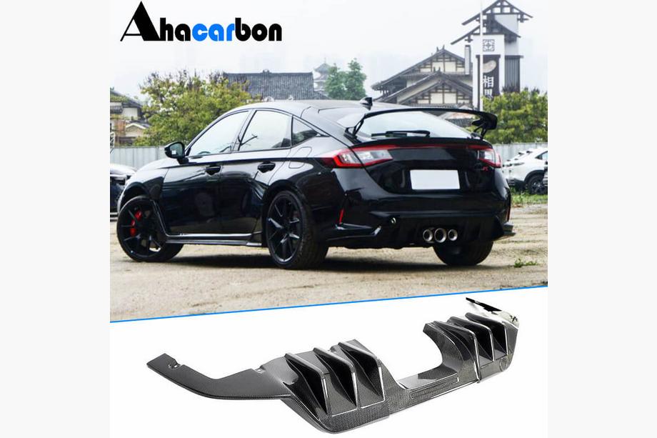 Honda Civic HB 2021- Heckdiffusor (Carbon) Image