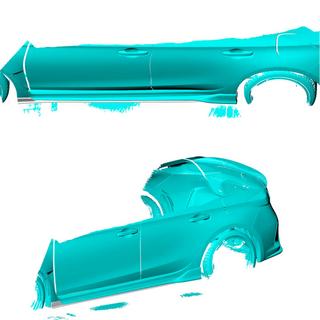 Seitenschweller (Carbon) Honda Civic HB 2021- Foto 2
