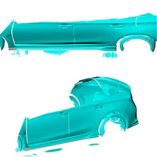 Seitenschweller (Carbon) Honda Civic HB 2021- Foto 2