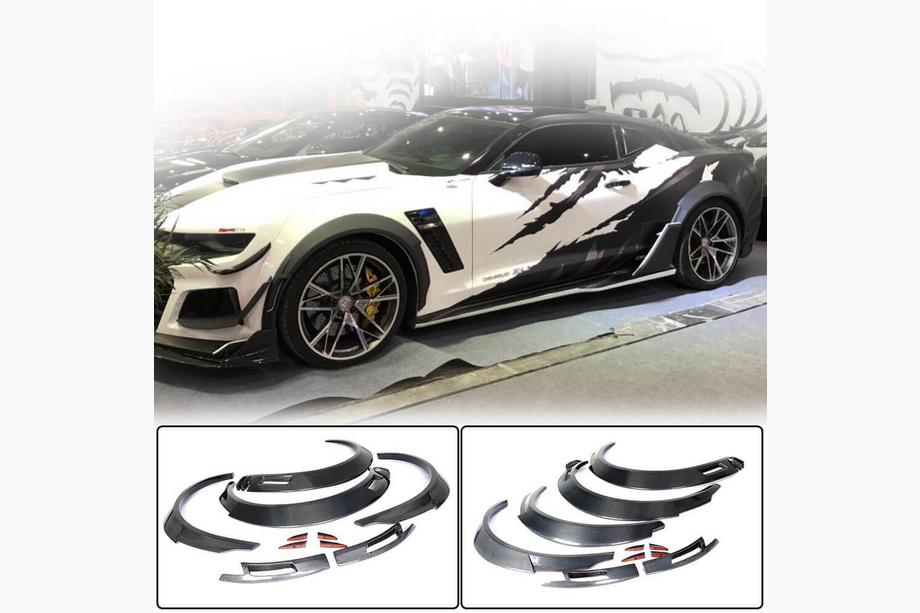 Chevrolet Camaro 2015- Radlaufverkleidungen (2016-2019, Carbon) Image