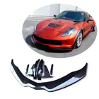 Chevrolet Corvette C7 2013-2019 Frontstoßstange Lippe Aufsatz (2013-2017, Carbon) Foto 1