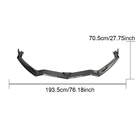 Chevrolet Corvette C8 2019- Frontstoßstange Lippe Aufsatz (2019-2022, Carbon) Foto 3