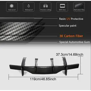 Heckdiffusor V1 (2019-2022, Carbon) Foto 3