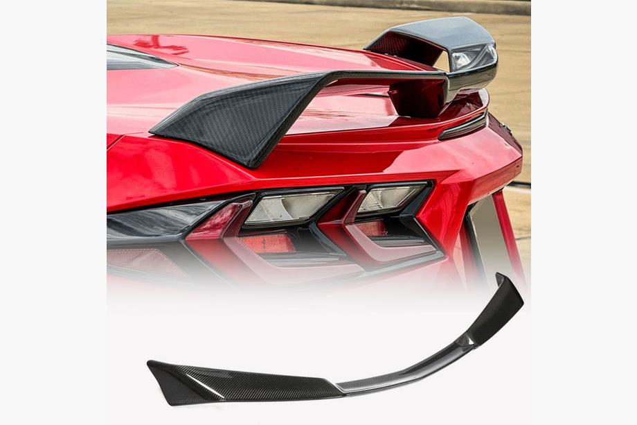 Chevrolet Corvette C8 2019- Spoiler V2 (Carbon) Image
