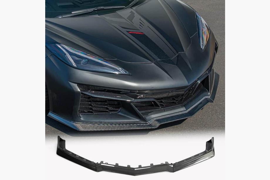 Chevrolet Corvette C8 2019- Frontstoßstangenlippe Aufsatz (für Z06, 2022-2024, Carbon) Image