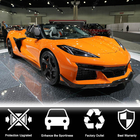 Chevrolet Corvette C8 2019- Heckdiffusor Stoßstange (für Z06, 2022-2024, Carbon) Foto 5