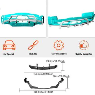 Heckdiffusor Stoßstange (für Z06, 2022-2024, Carbon) Chevrolet Corvette C8 2019- Foto 4