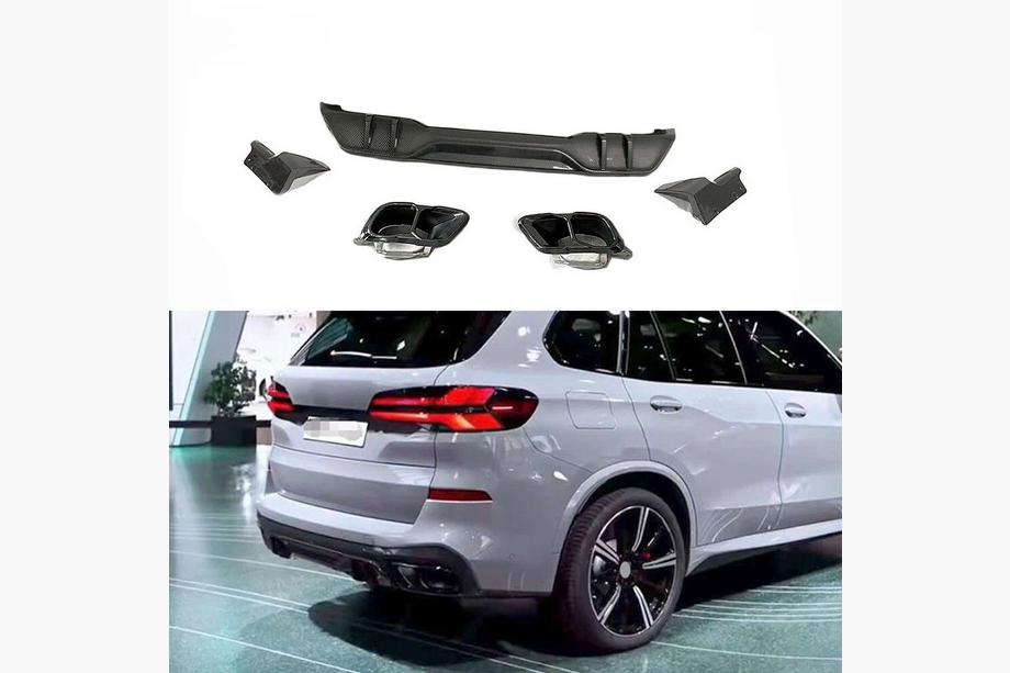 BMW X5 G05 2019–2026 Heckdiffusor Paradigma (für M-Sport, 2023+, Echtcarbon) Image