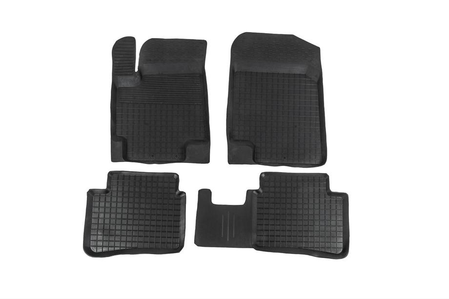 Hyundai Accent 2006-2010 Gummimatten mit Rand (4 Stk, Polytep) Image