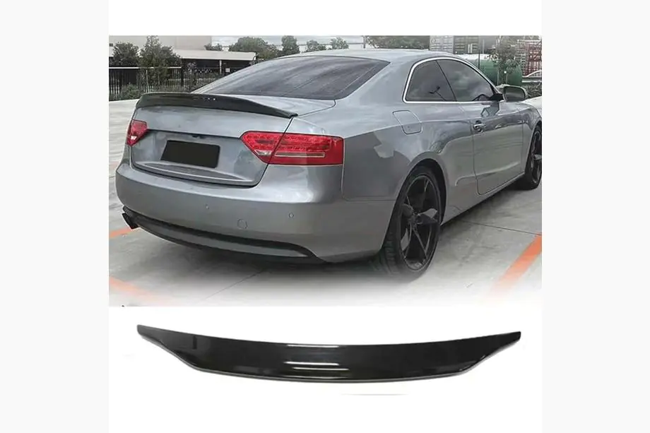 Audi A5 2007-2015 DPT Heckspoiler (für Coupe, Schwarz Glanz) Foto 1
