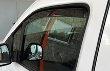 Fiat Doblo III 2023- Windabweiser zum Einstecken Niken Luxury (4 Stk) Foto 2