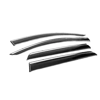 Windabweiser mit Chromleiste Niken Luxury (4 Stk) Dodge Journey 2008-2020 Foto 3