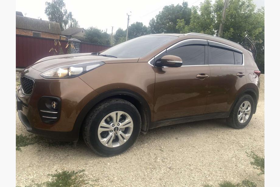 Kia Sportage 2015-2021 Windabweiser mit Chromleiste Niken Luxury (4 Stk) Foto 1