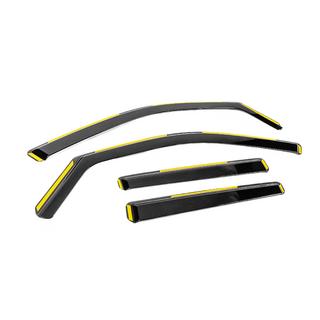 Windabweiser zum Einstecken Niken Luxury (4 Stk) Mercedes GLE/ML сlass W166 2011-2018 Foto 3