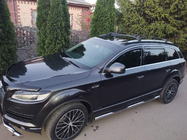 Audi Q7 2005-2015 Dachträger (Querträger) für integrierte Reling Skybar V2 120 cm (2 Stk) Schwarz Foto 1