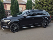 Audi Q7 2005-2015 Dachträger (Querträger) für integrierte Reling Skybar V2 120 cm (2 Stk) Schwarz Foto 4