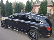 Audi Q7 2005-2015 Dachträger (Querträger) für integrierte Reling Skybar V2 120 cm (2 Stk) Schwarz Foto 5