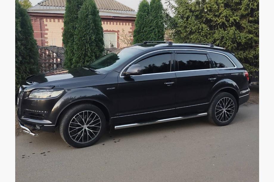 Audi Q7 2005-2015 Dachträger (Querträger) für integrierte Reling Skybar V2 120 cm (2 Stk) Grau Foto 4