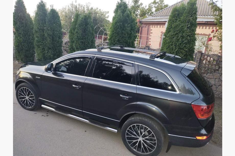 Audi Q7 2005-2015 Dachträger (Querträger) für integrierte Reling Skybar V2 120 cm (2 Stk) Grau Foto 5