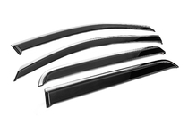 Toyota Hilux 2006-2015 Windabweiser mit Chromleisten Niken Luxury (2011-2015, 4 Stk) Foto 3